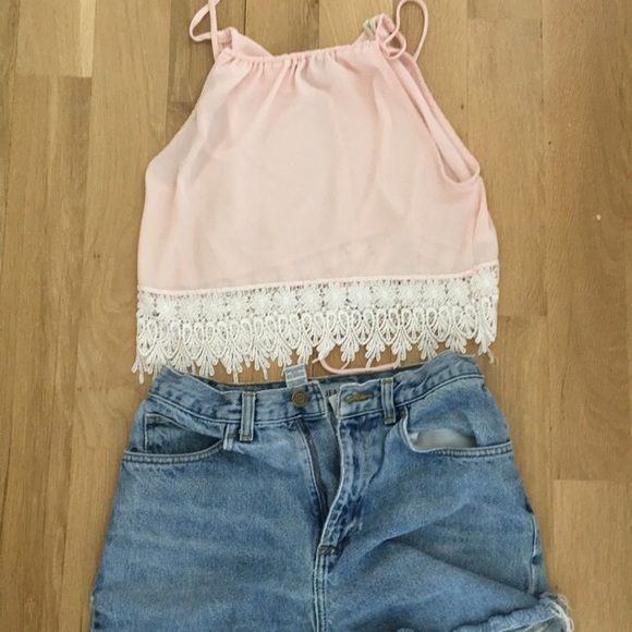 Urban Outfitters Tops - UO embroidered crop top